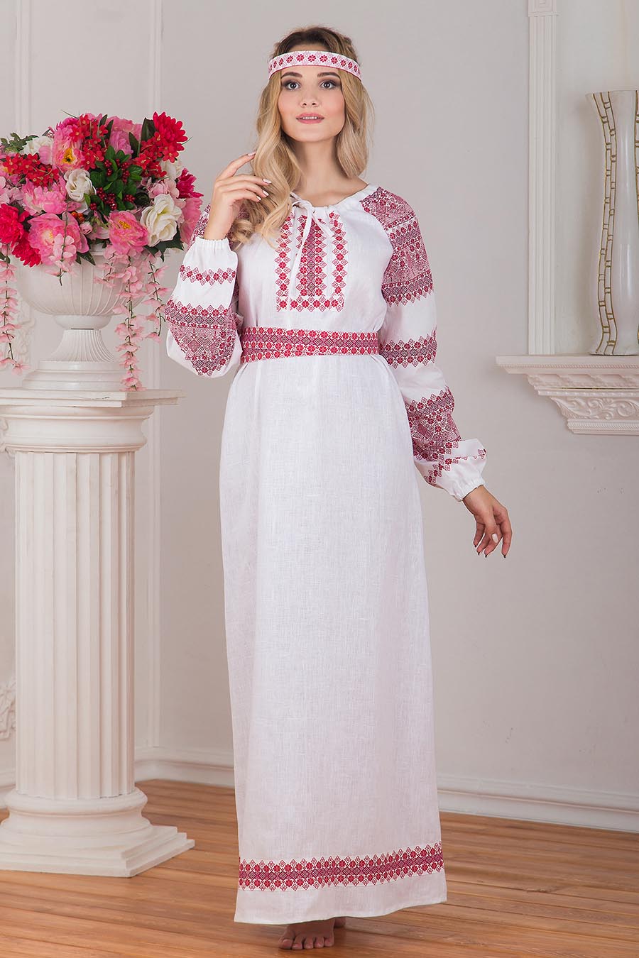 A playful frame from Women in Slavic costumes — online in Detroit